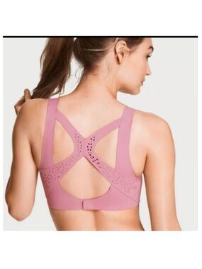 Victoria Sport Angel Max Sports Bra 32DD—Pink & Grey